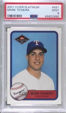 2001 Fleer Platinum Mark Teixeira #561 PSA 9 MINT Rookie RC