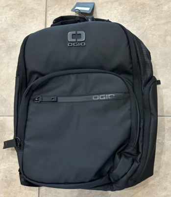 OGIO Commuter Black Backpack Laptop Bag Padded Back Panel Multiple Comp. NEW Tag - Imagem 1 de 4