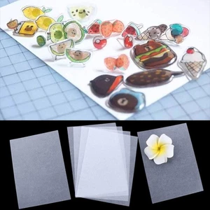 Hoja de papel de plástico termorretráctil de 5 piezas película de papel termorretráctil hágalo usted mismo Reino Unido - Imagen 1 de 8