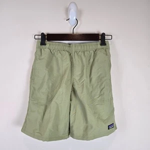 Patagonia Kids Baggies Shorts Size S/7-8 7" Inseam Lined Buckhorn Green - Picture 1 of 5
