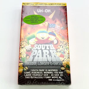 South Park: Bigger, Longer & Uncut VHS 1999 Animated Movie - FACTORY SEALED - Picture 1 of 9