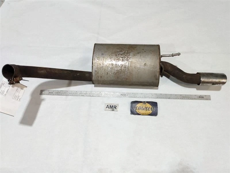 Silenciador trasero derecho pasajero Jaguar XK8 XKR 2000 2001 02 con tubos y punta NJA6784AM Foto 1 de 4