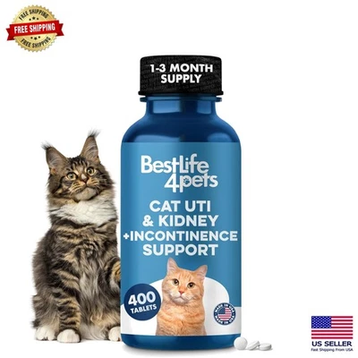 Effective UTI & Kidney Support Remedy for Cats - 400 Tiny, Easy-to-Give Pills - Image 1 of 4