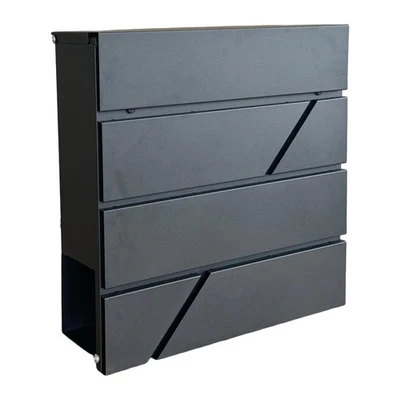 Briefkasten Postkasten Postbox Mailbox Briefbox Postbriefkasten mit Zeitungsfach - Bild 1 von 2