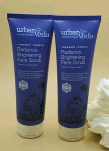 2~Urban Veda Radiance Brightening Face Scrub 4.2 fl New - Picture 1 of 3