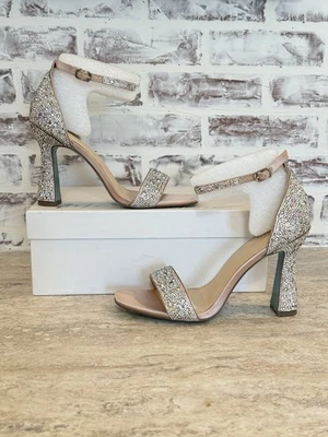 Blue by Betsey Johnson DANI high-heeled sandals Women’s Size 8.5M Rhinestone - Image 1 of 4