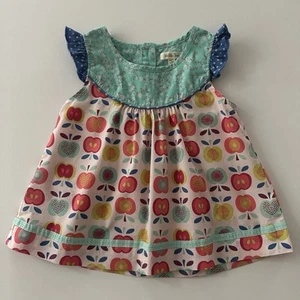 Matilda Jane Girls 6 Apple Top Lucia Shabby Tunic Friends Forever - Picture 1 of 7