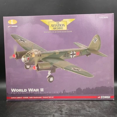 Corgi 1:72 Junkers Ju88A-5-5./KG30 Adler Geschwader Finland 1941-42 AA36702 - Image 1 of 4