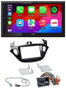 JVC Bluetooth 2DIN MP3 DAB USB Autoradio für Opel Adam ab 13 Corsa E ab 15 - Bild 1 von 10