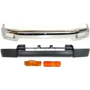 Bumper Kit For 1996-1998 Toyota 4Runner Base SR5 Chrome Steel Front - Picture 1 of 13