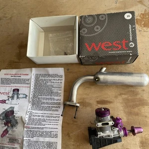 West 25 Kampf gebrauchtes Flugzeug Flugzeug RC Motor verpackt Weston UK siehe Fotos - Bild 1 von 7