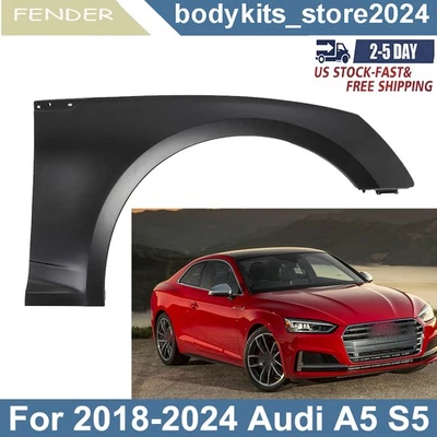 Front Right Side Fender For 2018-2024 Audi A5 Quattro S5 Sportback 8W6821106B - Imagem 1 de 4