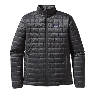 PATAGONIA NANO PUFF MEN'S SMALL BLACK FULL ZIP INSULATED JACKET #84212 $229 - Image 1 of 4