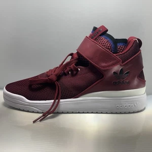 New ADIDAS shoes Men US sz 13 Burgundy Veritas X Mid Top Red Wine Sneakers - Picture 1 of 18