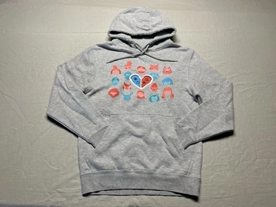 Nintendo Switch Lane Seven Sudadera con Capucha L/7 Pequeña Gris Mario Zelda Metroid Game Stop Foto 1 de 4