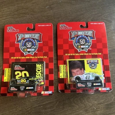 Racing Champions 1998 Nascar #20 Rescue Engine #41 Grissom Die Cast Set Of 2 - Image 1 of 2