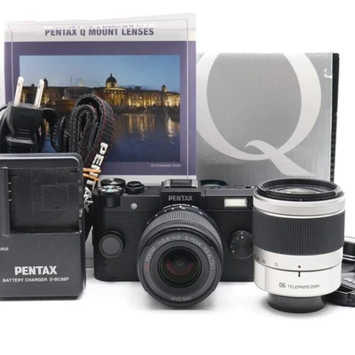 Pentax Q-S1 Digitalkamera schwarz 1320 Auslösungen mit 02 06 Objektiv #173 - Bild 1 von 4