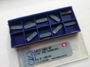 9 Lamina carbide grooving/parting tips GNTX 3003 NP LT10 ( GNTX3003 30 03NP ) - Picture 1 of 2