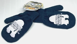 Star Wars Mittens for Children R2D2 Navy Blue NEW with Tags - Picture 1 of 3