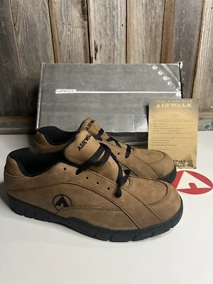 Airwalk туфли мужские 11 Mojo Oxford кроссовки коричневый кожаный низкий верхний винтажный новый из старых запасов новый в коробке - Изображение 1 из 4