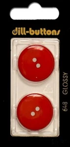 Dill Buttons ~ (0648) - 7/8" - 2 ct - Picture 1 of 1