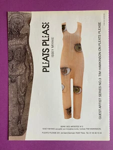 Publicité Issey Miyake 1998 vintage mode Pleats Please Tim Hawkinson vintage - Picture 1 of 2