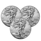 Presale - Lot of 3 - 2023 $1 American Silver Eagle 1 oz BU