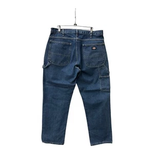 Dickies Pants Mens 34X32 Denim Carpenter Skate Grunge Workwear Streetwear - Picture 1 of 9