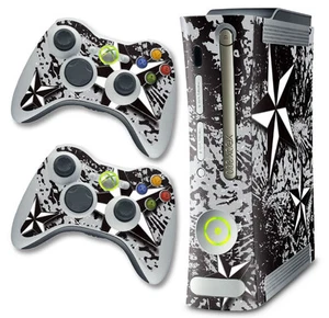 Skin Decal Wrap for Xbox 360 Original Gaming Console & Controller Xbox360 STARS - Picture 1 of 1
