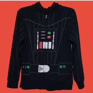 Star Wars Darth Vader Boys Black Hoodie Sz. L - Picture 1 of 6