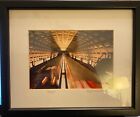 Metro By Art Photographer Claude Taylor Wash Dc Signed, Matted & Framed, 11X9