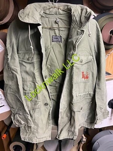 VTG USAF Vietnam Coat Mans Sateen OG 107 Field Jacket Hood Small Regular - Picture 1 of 4