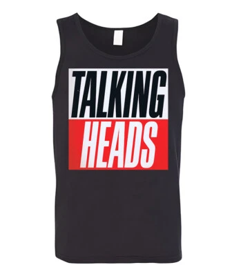 New Talking Heads American Music Group Retro Logo Graphic Unisex Tank Tops S-2XL - Image 1 of 2