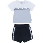 Hugo Boss Baby Boys Set T Shirt  Shorts J98308 Neu Gr 80  12 Mon