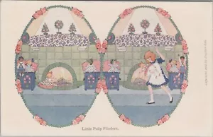 Augener Little Polly Flinders Doll Little Songs of Long Ago 1912 postcard LQ7 - Picture 1 of 2