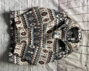 Vintage Fashion Bug Aztec Southwestern Woven Full Zip Shacket Women Size 22/24w - Picture 1 of 4