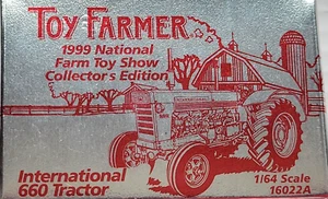ERTL - Tractor International 660 - 1999 National Farm Show - 1/64 fundido a presión, nuevo - Imagen 1 de 5