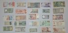 25 Banknotes Different Countries Circulated Currency Foreign World Paper Money