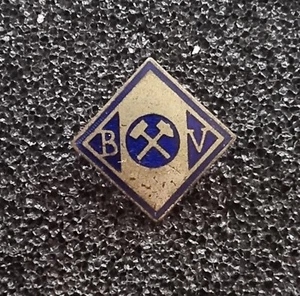 Aral BV Brosche emailliert Logo 1927-1952 Alt+Original - Maße 20x20mm - Bild 1 von 2