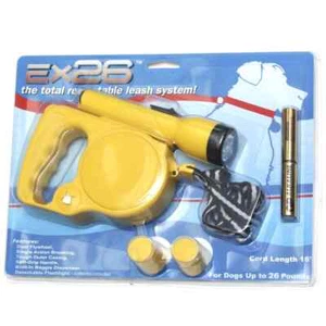 Sistema de correa retráctil EZ Pet Total para perros con linterna y bolsas de desechos ~ EX26  - Imagen 1 de 2