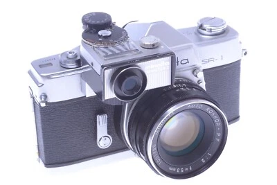 ✅ CÁMARA SLR MINOLTA SR-1, SR1 35 MM *BONITA* LENTE ROKKOR-PF automática 53 mm 2,0 Foto 1 de 4