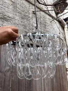 Angelo Mangiarotti Style Giogali Light Fixture Chandelier - Picture 1 of 6