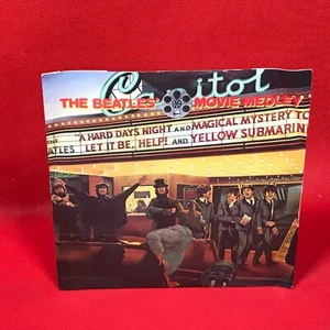 The Beatles' Movie Medley 1982 UK 7" vinyl single original 45 Reel Music - Picture 1 of 4