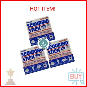 PUMIE Pumice Scouring Stick for Cleaning Toilet Rings Stain & Hard Water Rings, - Picture 1 of 2