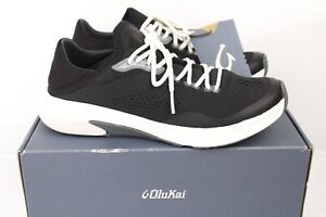 Olukai Kaholo Women's Athletic Trainer Shoes Size 6.5 Black Black