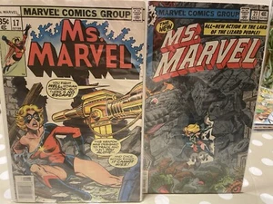 Ms. Marvel #17 Marvel 1978 2nd Cameo Mystique! Austin/Cockrum Cover! Plus #21 - Picture 1 of 8