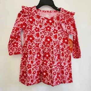 Wonder Nation, Baby & Toddler Girl Long Sleeve Knit Dress, Sizes 12M 18M 4T - Picture 1 of 7