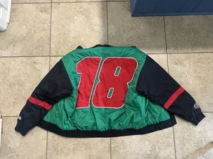 Vintage 90s Nascar Jacket Men Large Bobby Labonte Interstate Batteries Bomber - Picture 1 of 7