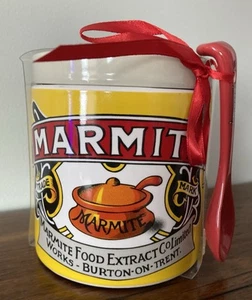 Marmite Collectible Ceramic Lidded Storage Jar With Spoon BRAND NEW - Picture 1 of 6