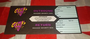 Etiquetas de sello de seguridad para equipaje Club 18-30 vacaciones x2 - Imagen 1 de 2